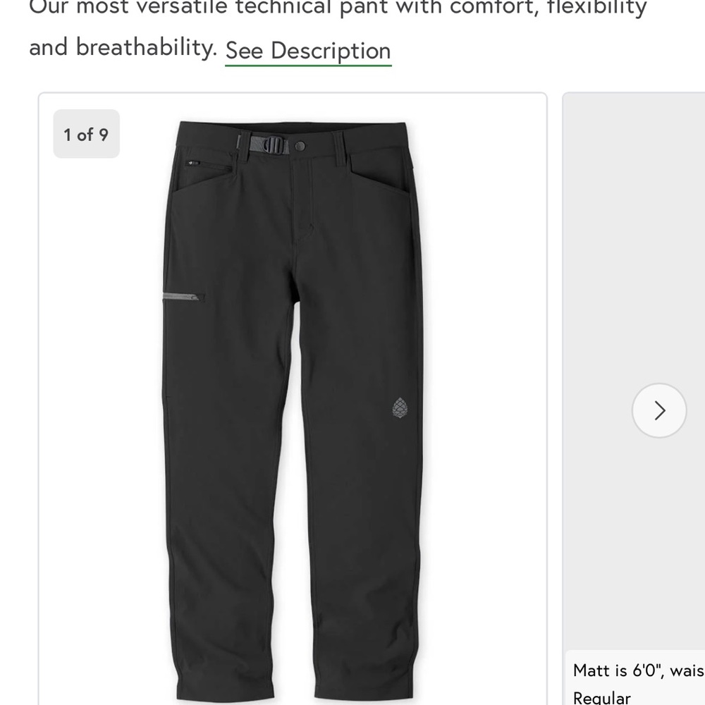 Stio Men's Pinedale Technical Pant